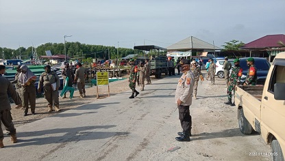 Operasi Yustisi Di Bontang, Sasar Wisatawan Pantai Pulau Beras Basah