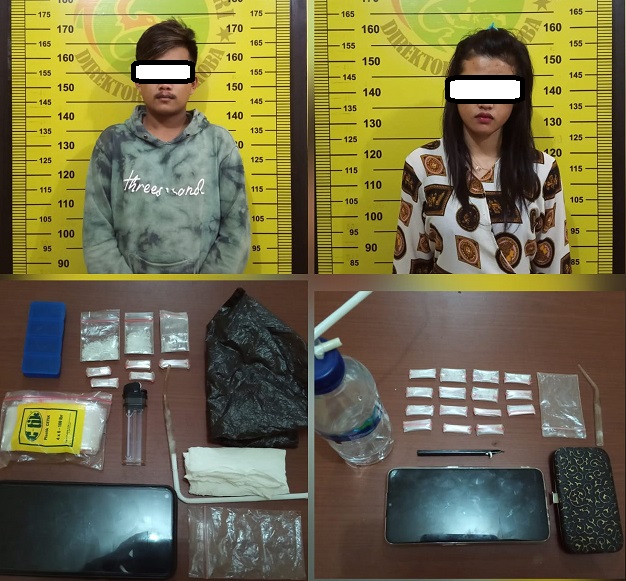 Ringkus 2 Orang, Polisi Sita Sabu Seberat 10,2 Gram