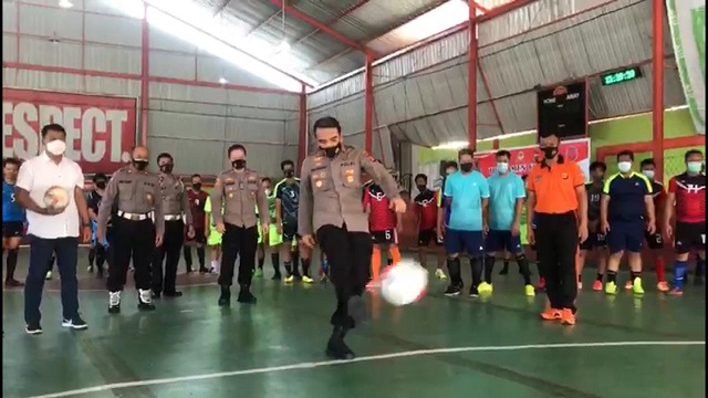Sambut Hari Bhayangkara ke-75, Polres Bontang Gelar Turnamen Futsal