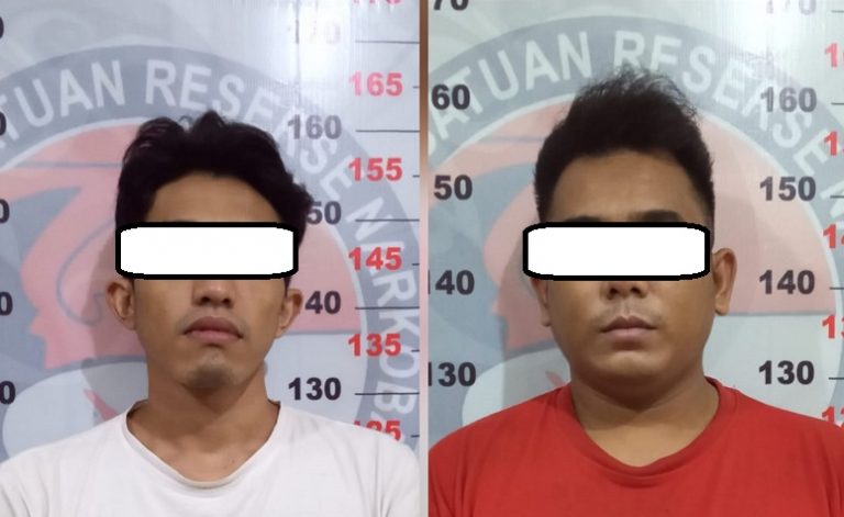 Polres Bontang Ringkus 2 Orang Pria, Amankan Sabu 15,77 Gram