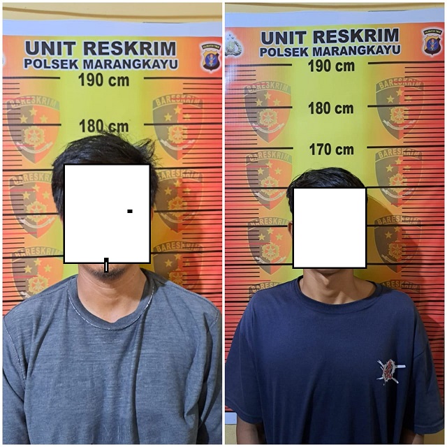 Operasi Antik Unit Reskrim Polsek Marang Kayu Ringkus 2 Orang Pelaku Pengedar Sabu