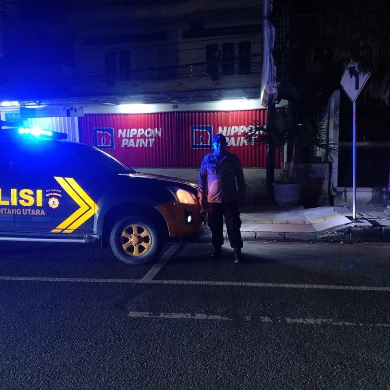 Antisipasi Munculnya Tindak Kejahatan Curat, Curas, Dan Curanmor Polsek Bontang Barat  Laksanakan Patroli KRYD Hingga Dini Hari