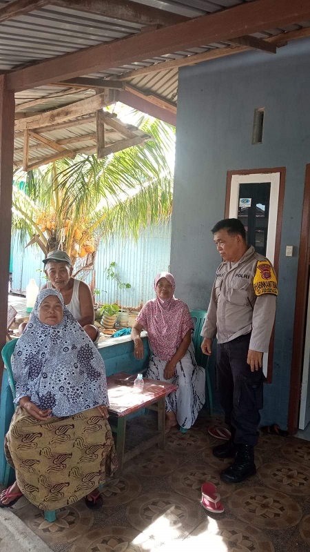 Sambangi Warga Binaan, Bhabinkamtibmas Kel. Tanjung Laut  Sampaikan Himbauan Kamtibmas
