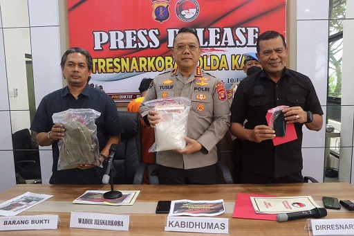 Berhasil Amankan 1.508 Gram Sabu, Polda Kaltim Gelar Press Release