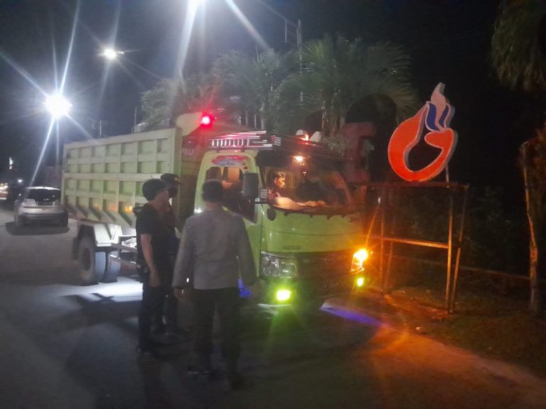 Malam Minggu, Polsek Muara Badak Gelar Patroli Cipta Kondisi