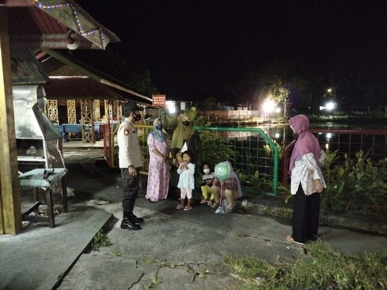Tekan Aksi Kriminalitas Malam Hari, Polsek Bontang Selatan Rutin Laksanakan Patroli.