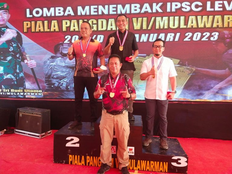 Kabid Humas Polda Kaltim Hadiri Penutupan Lomba Menembak Piala Pangdam VI/Mulawarman