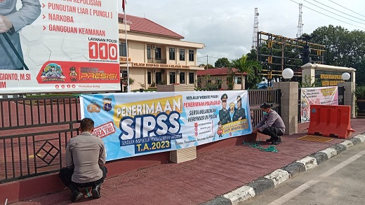 Jaring Animo Untuk Menjadi Anggota Polri Melalui  Jalur Sekolah Inspektur Polisi Sumber Sarjana ( SIPSS), Polres Bontang Lakkukan Sosialisasi
