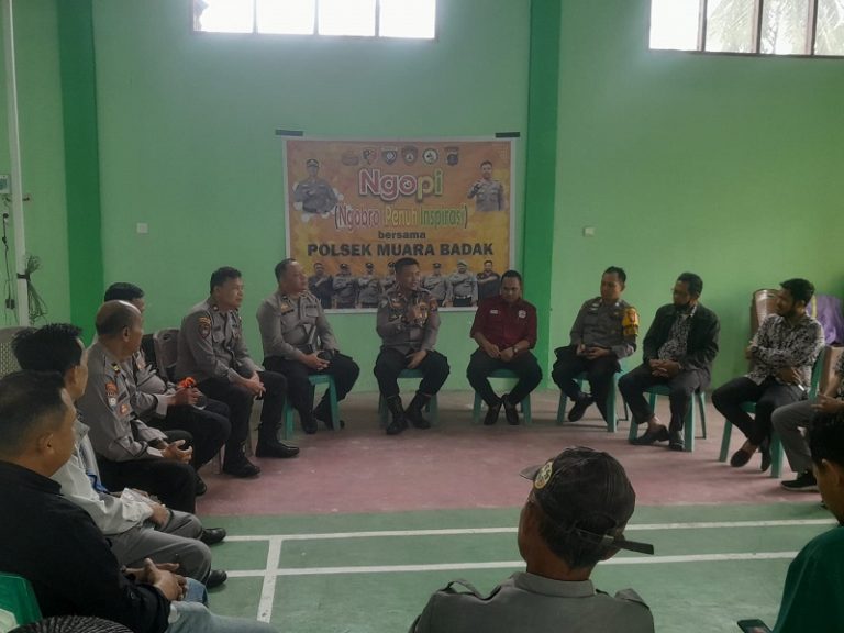 Polsek Muara Badak Gelar Kegiatan NGOPI (Ngobrol Penuh Inspirasi)