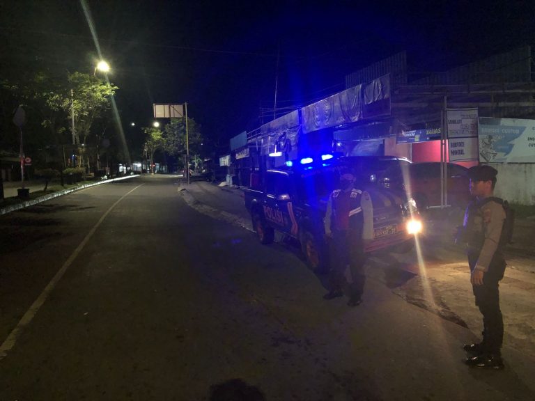 Antisipasi Balap Liar Sat Samapta Polres Bontang Rutin Laksanakan Patroli Subuh