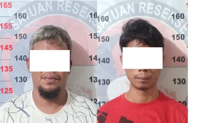 Dua Pengedar Sabu Ditangkap di Hotel Berbas Tengah