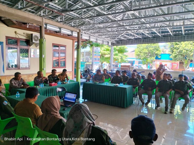 Kasubdit Polmas Polda Kaltim melakukan kunjungan Kerja di Kelurahan Api-api Kota Bontang