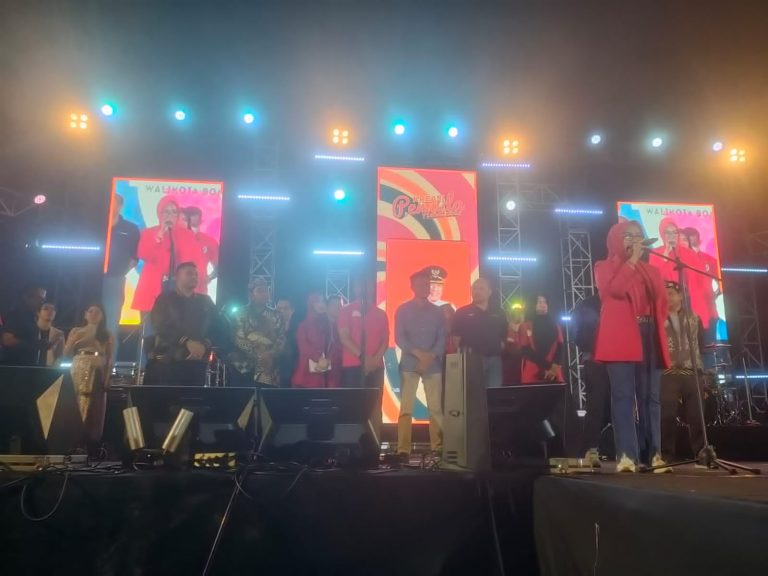 Kabag Ops Polres Bontang Menghadiri Penutupan Kreasi Pemuda Hebat Kota Bontang tahun 2023