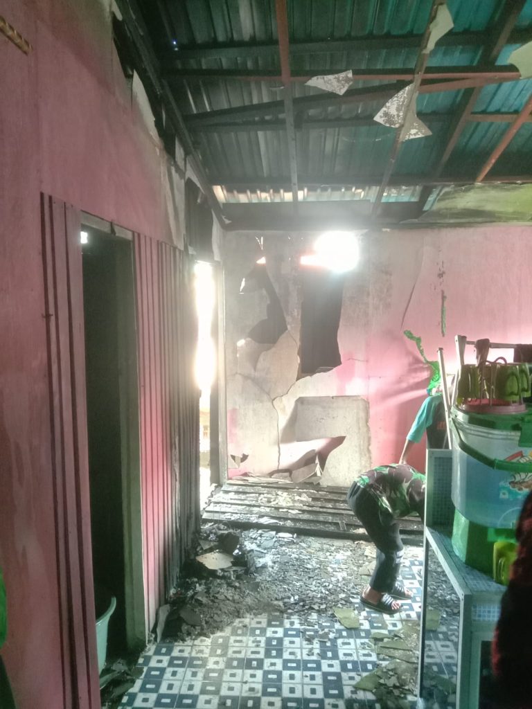 Korsleting Mesin Cuci Dapur Warga di Tanjung Limau Dilalap Api