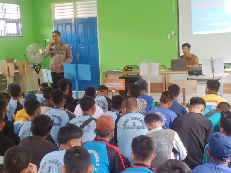 Melalui Penyuluhan Kanit Binmas Berharap Murid SMKN I Terhindar Dari Penyalahgunaan Narkoba