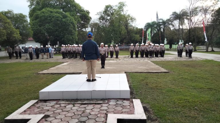 Apel Gabungan Pam Obvit: VP Pengamanan PKT Tekankan Hindari Pelanggaran Pribadi