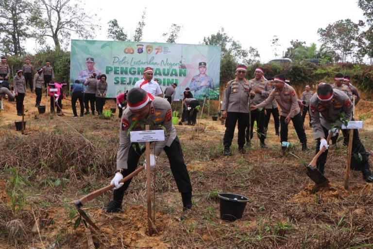 Polda Kaltim Sukseskan Program Polri dalam Mewujudkan Kesadaran Pelestarian Lingkungan Sejak Usia Dini
