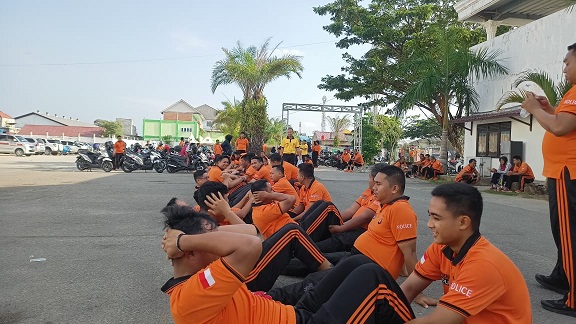 Tes Kesamaptaan Jasmani: Personil Polri Dituntut  memiliki fisik yang prima dalam melaksanakan tugas