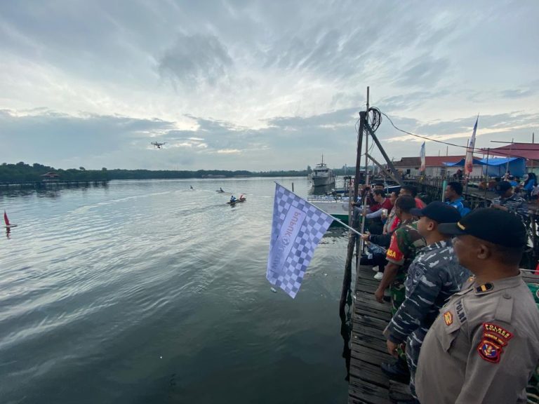 Amankan Lomba Race Ketinting Ka Sub Sektor Loktuan Berpesan Perhatikan Keamanan dan Keselamatan Penonton