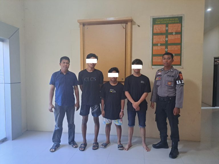 Sempat Ditahan Tiga Tersangka Pengeroyokan Akhirnya Bebas Melalui Restorative Justice