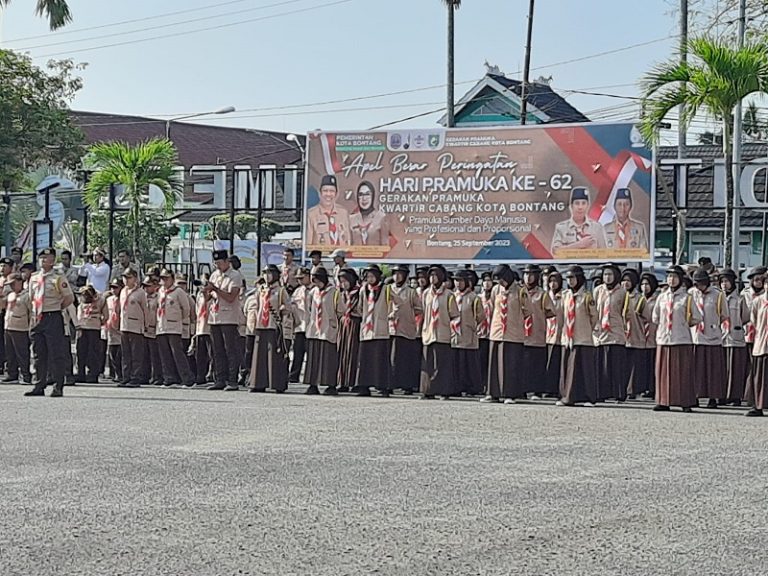 Apel Besar Peringatan Hari Pramuka Ke-62 Tahun 2023, Pramuka Sebagai Wadah Pembentukan Karakter