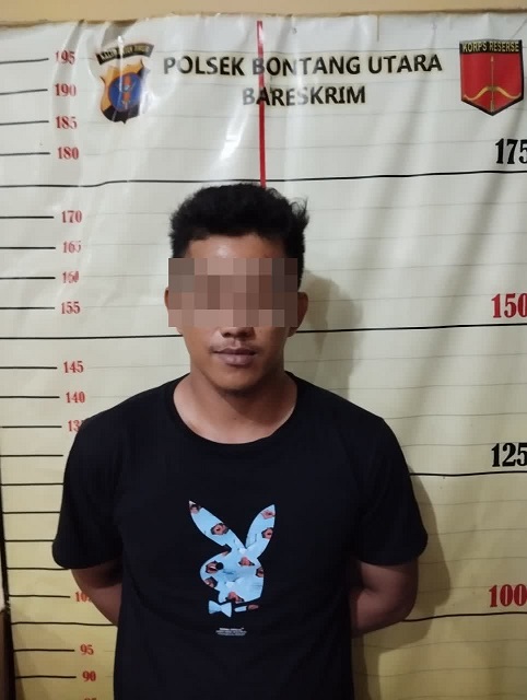 Kedapatan Bawa Sabu Seorang Pria Ditangkap Depan Penginapan