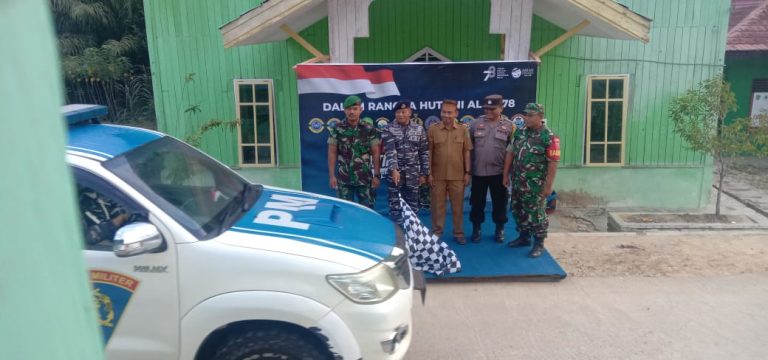 Bhabinkamtibmas Santan Ulu Hadiri Pelepasan Tim Expedisi Maritim dalam Rangka HUT TNI AL ke 78