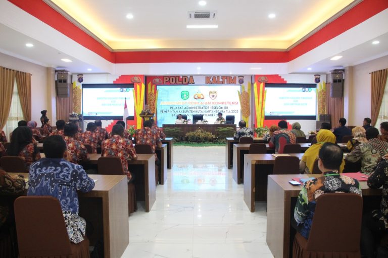 Polda Kaltim Gelar Assessment Center Pejabat Adms (Eselon III) Pemda Kabupaten Kukar TA. 2023