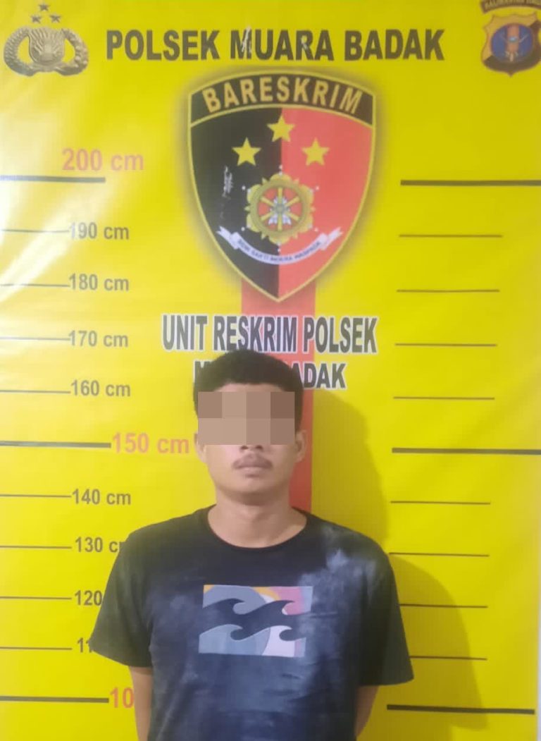 Kedapatan Bawa Sabu Seorang Pria Ditangkap Polisi di Desa Badak Baru
