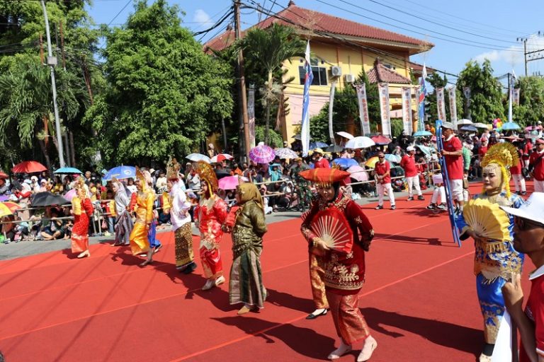 Sukseskan Acara Bontang City Carnival Sat Lantas Terapkan Rekayasa Lalu Lintas