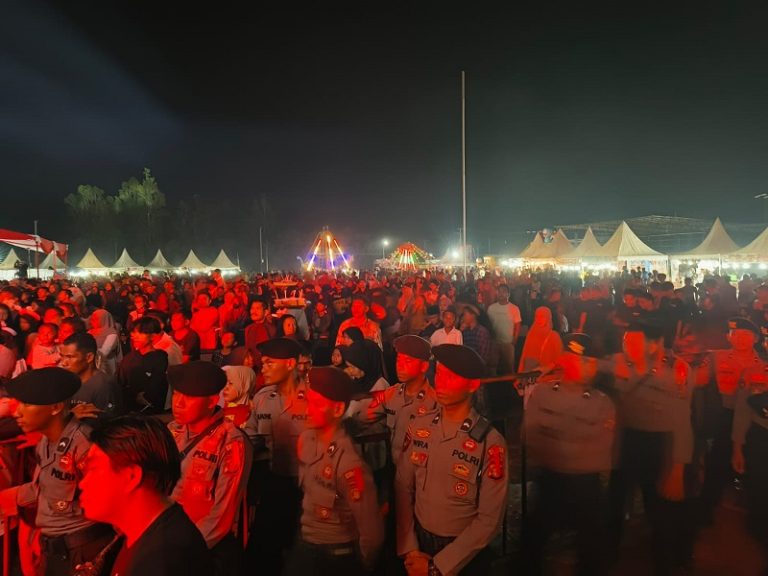 Amankan Penutupan Festival Seni Budaya Nusantara 2023, Polres Bontang Terjunkan 78 Personil