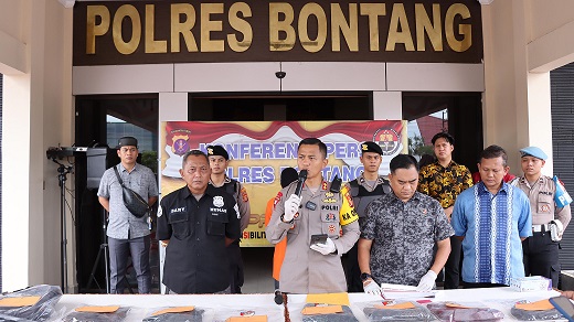 Kurang Dari 7 Jam Polres Bontang Berhasil Mengungkap sekaligus Mengamankan Terduga Kasus Pembunuhan Kakak Kandungnya