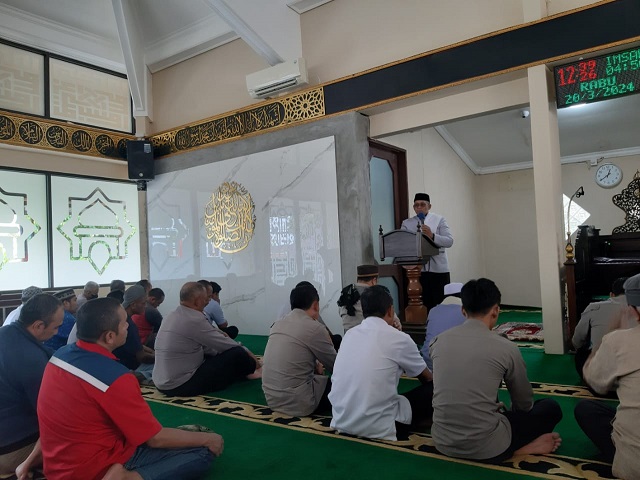 Tingkatkan Iman Dan Taqwa, personil Polres Bontang Laksanakan Pembinaan Rohani