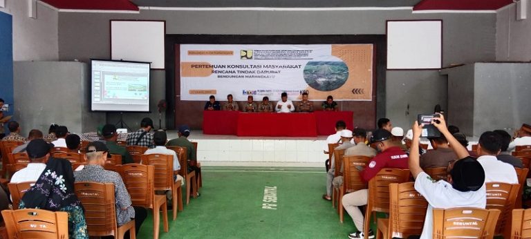 Analisis Management Resiko, Muspika dan Masyarakat Rapat Konsultasi Perihal Bendungan Marangkayu