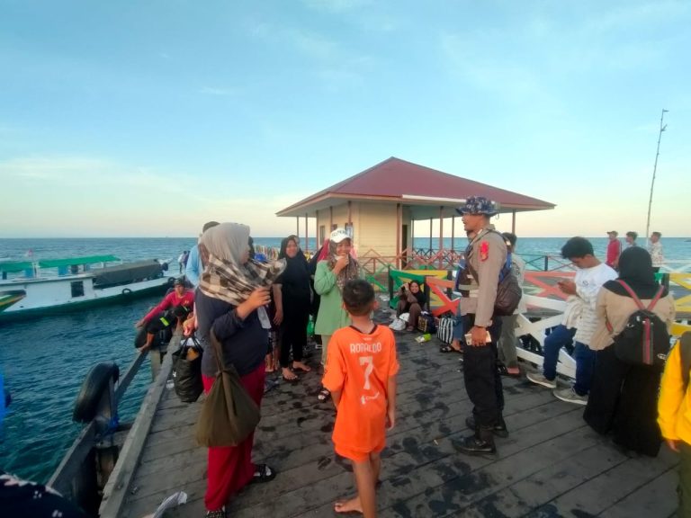 Beri rasa aman saat libur Lebaran, Sat Polair Polres Bontang laksanakan Pengamanan Wisata Pulau Beras Basah
