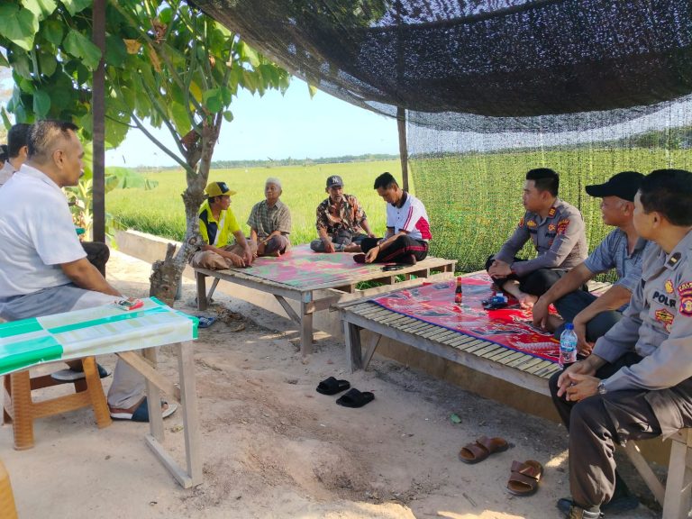 Melalui program Bekesah, Kapolsek Marangkayu jalin komunikasi serta ajak Harkamtibmas Paguyuban Keluarga Banjar Kec. Marangkayu