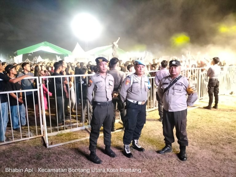 Beri rasa aman, Polres Bontang Gelar pengamanan Gebyar UMKM Kota Bontang