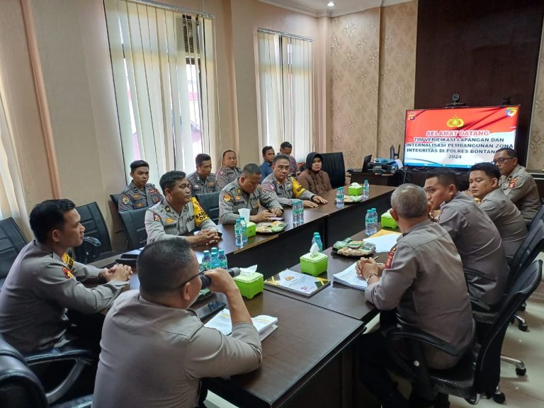 Bangun Zona Integritas, Tim Ro Rena Polda Kaltim lakukan pengecekan pelayananan Publik Polres Bontang