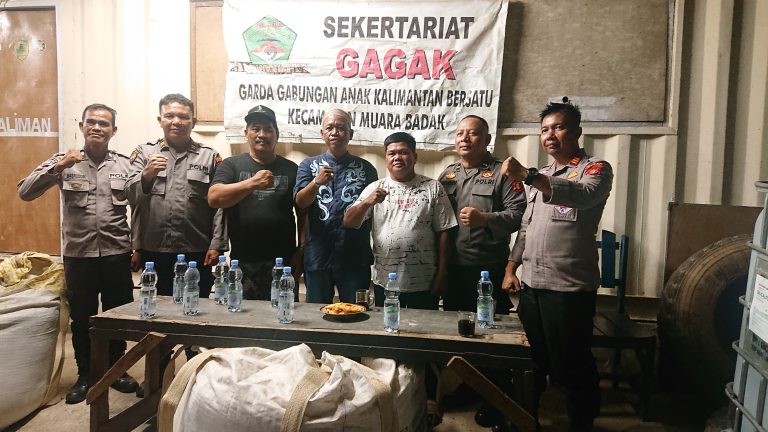 Kapolsek Muara Badak Jalin Silaturahmi dan Sinergi dengan Ormas GAGAK