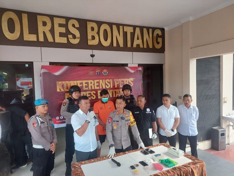 Polres Bontang Gelar Press Release Kasus Narkoba