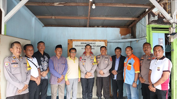 Siap tampung Aspirasi, Bekesah dengan Kapolres Bontang bersama Kerukunan Warga Pati Kota Bontang