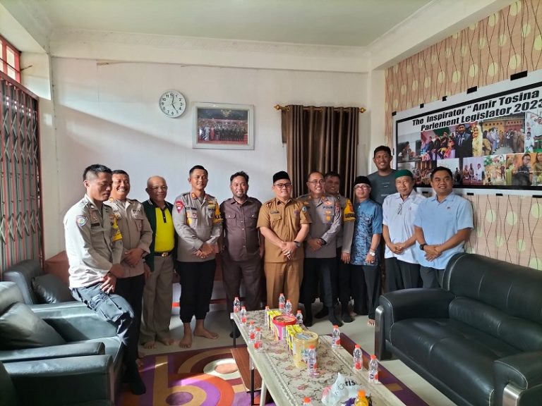 Bekesah Kapolres Bontang dan Tokoh Masyarakat K2M Mamuju Bapak Amir Tosina