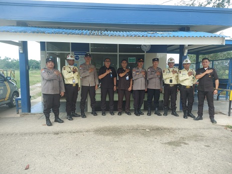 Sat Binmas Polres Bontang Melakukan Supervisi dan Pembinaan Terhadap Satpam di Wilayah Hukumnya