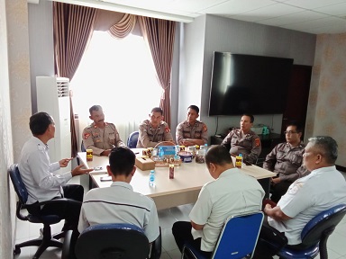 Polres Bontang Lakukan Koordinasi Dengan DKPP Siapkan Ketahanan Pangan