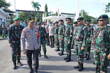 Karo Ops Polda Kaltim Pimpin Apel Siaga Pengamanan Kunjungan Presiden RI di Kaltim