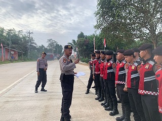 Satgas Operasi Nusantara Mahakam Gelar Apel Pasukan Guna Pengamanan Kunjungan Presiden di Ibu Kota Nusantara