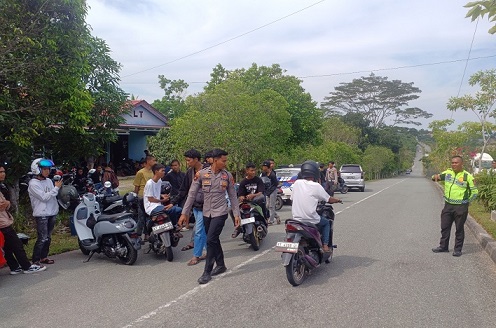 Respon Cepat : Amankan 88 BB Sepeda Motor Dan Pengemudi Yang Terindikasi Balap Liar