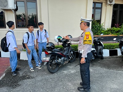 Polres Bontang gelar Giat Riksa Ranmor dalam rangka Ops Zebra Mahakam 2024