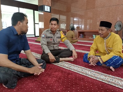 Jaga Kondusifitas Wilayah binaan Jelang Pilkada 2024, Bhabinkamtibmas Brigpol Asman Gelar Silaturahmi Bersama Tokoh Agama Gunung Elai
