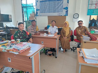 Sinergitas 3 Pilar laksankaan Kunjungan ke SMP Negeri 8 untuk Pemantauan Keamanan dan Ketertiban Sekolah